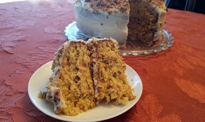 Carrot Cake with Pecans