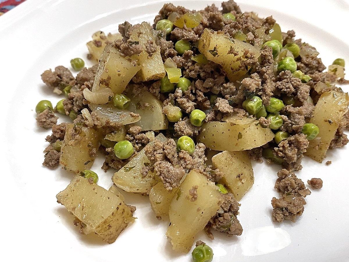 Serve Hamburger Hash with Fresh Green Salad and Buttered Bread