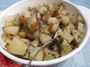Recipe for Steamed Potatoes with Parsley