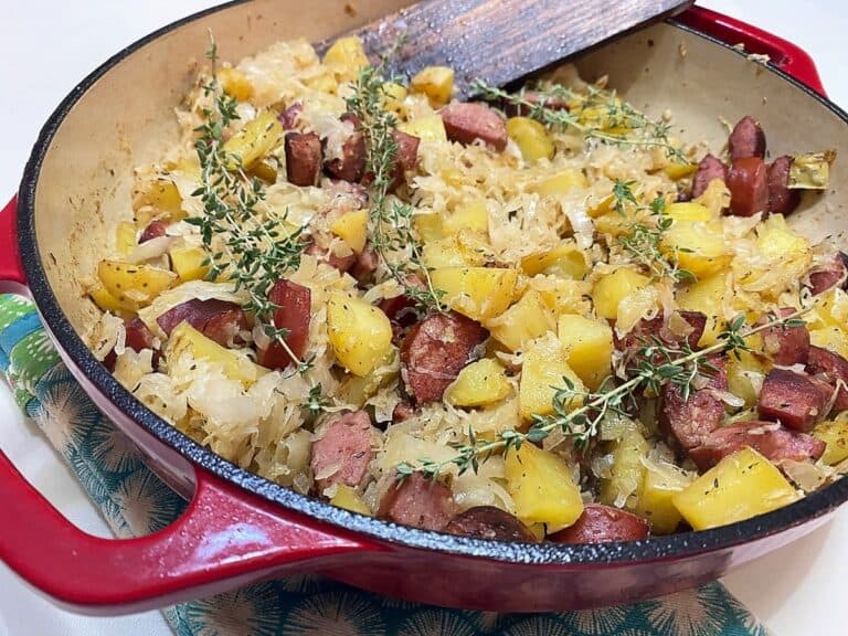 Kielbasa Sauerkraut and Potatoes Country at Heart Recipes