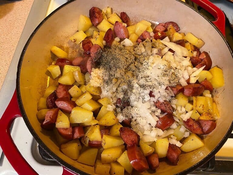 Kielbasa Sauerkraut and Potatoes Country at Heart Recipes