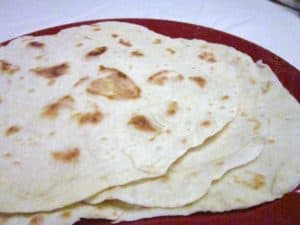 Recipe for Flour Tortillas