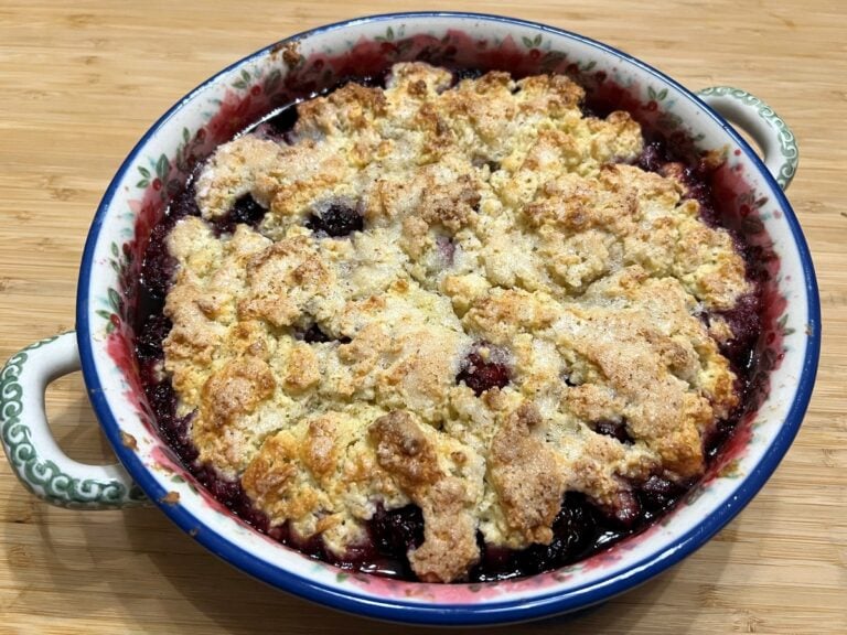 Featured Image - Recipe for Homemade Blackberry Cobbler