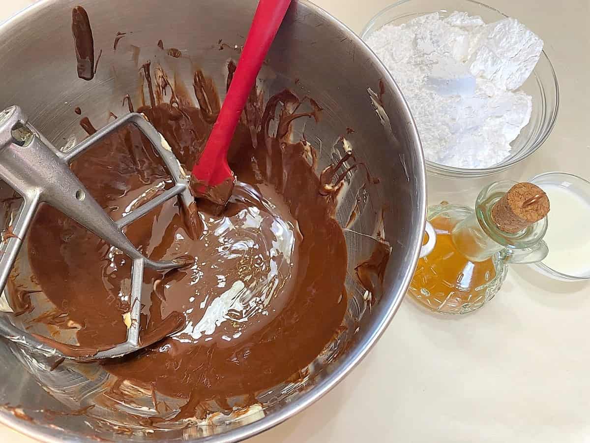 To Make the Chocolate Frosting Add Baking Cocoa, Powdered Sugar, and Vanilla to the Mixture