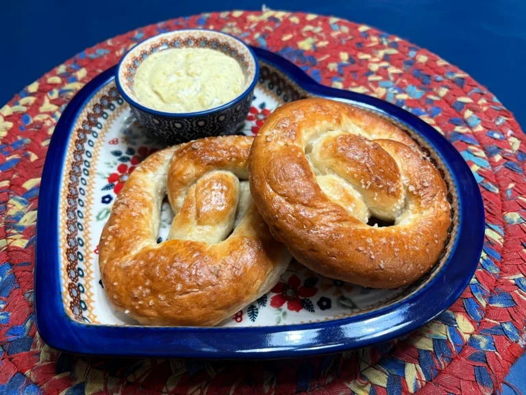 Featured Image - Recipe for Sourdough Pretzels with Mustard Dip