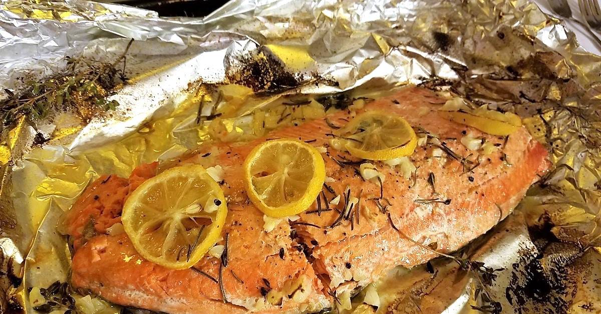 Finish by Broiling the Salmon for 2-3 Minutes