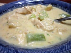 Recipe for Cheesy Chicken Rice Soup