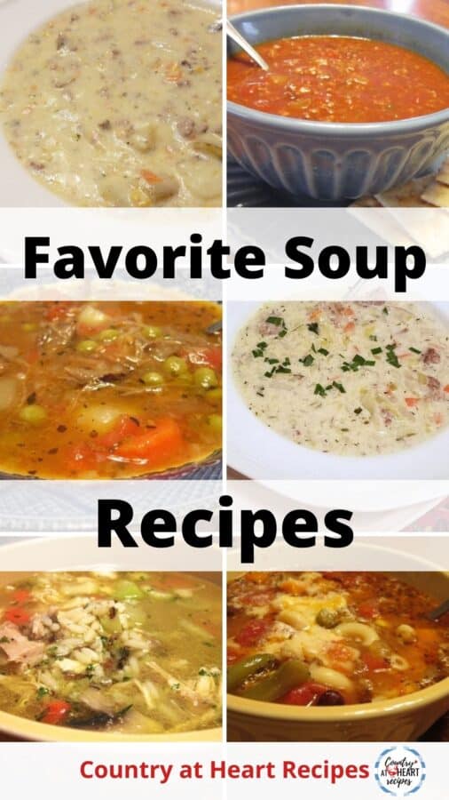 Pinterest Pin - Favorite Soup Recipes
