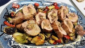 Recipe for Stuffed Pork Tenderloin - Easter Dinner Menu Ideas - Traditional Italian Dinner