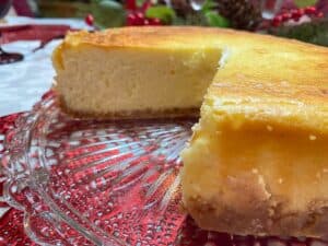Sliced Cheesecake - Baked Creamy Filling