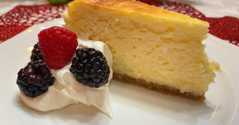 Creamy New York-Style Cheesecake