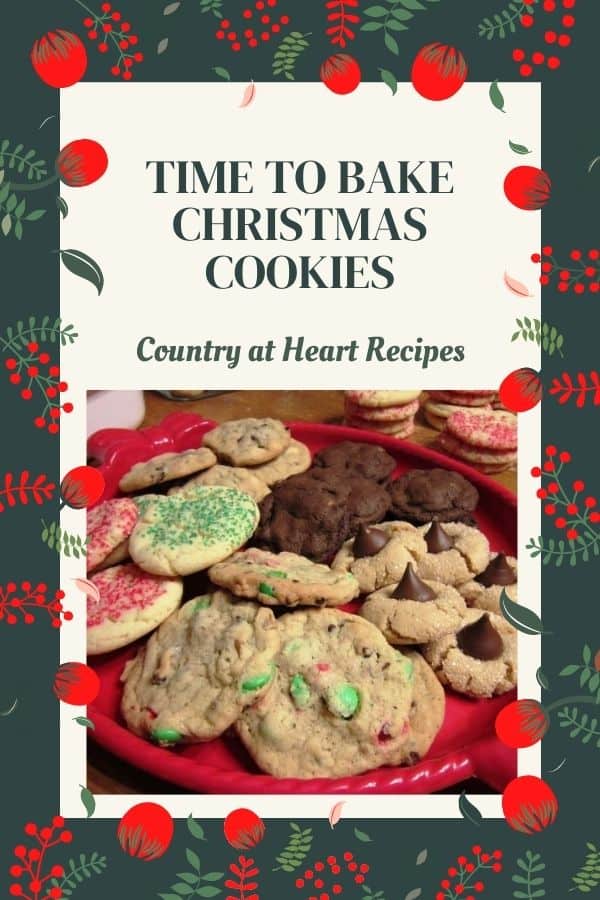 Pinterest Pin - Baking Christmas Cookies