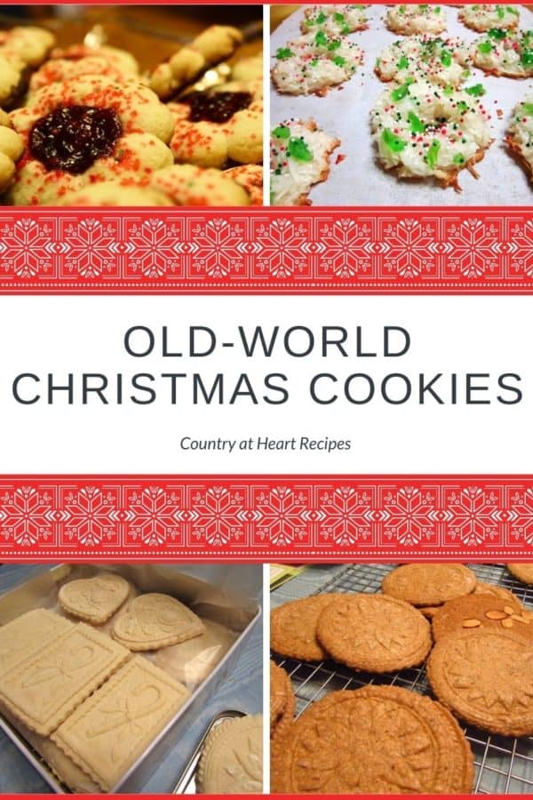 Pinterest PIn - Old-World Christmas Cookies - Baking Christmas Cookies
