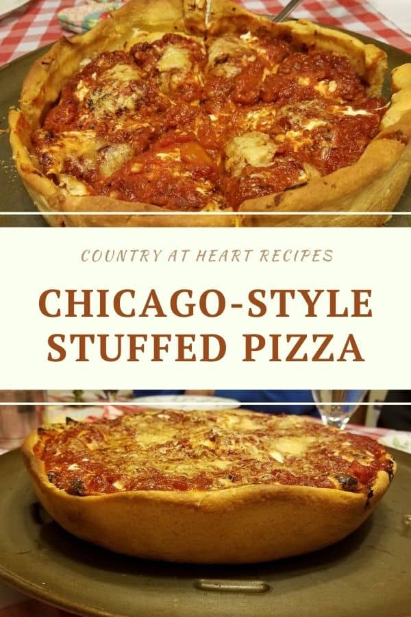 Pinterest Pin - Chicago-Style Stuffed Pizza