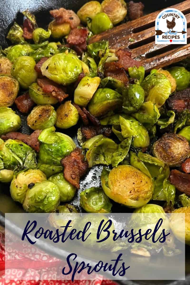 Pinterest Pin - Roasted Brussels Sprouts