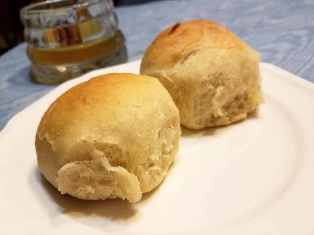 Serve Dinner Rolls with Butter and Honey
