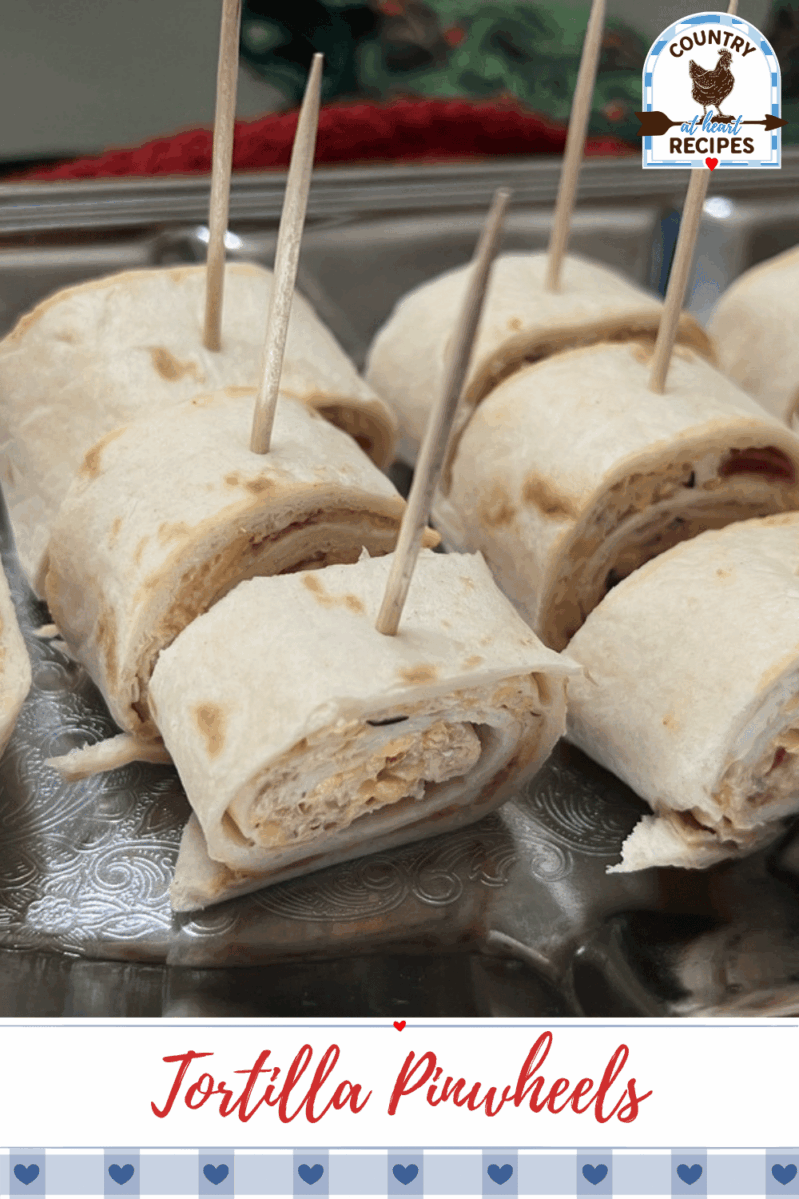 Pinterest Pin - Tortilla Pinwheels