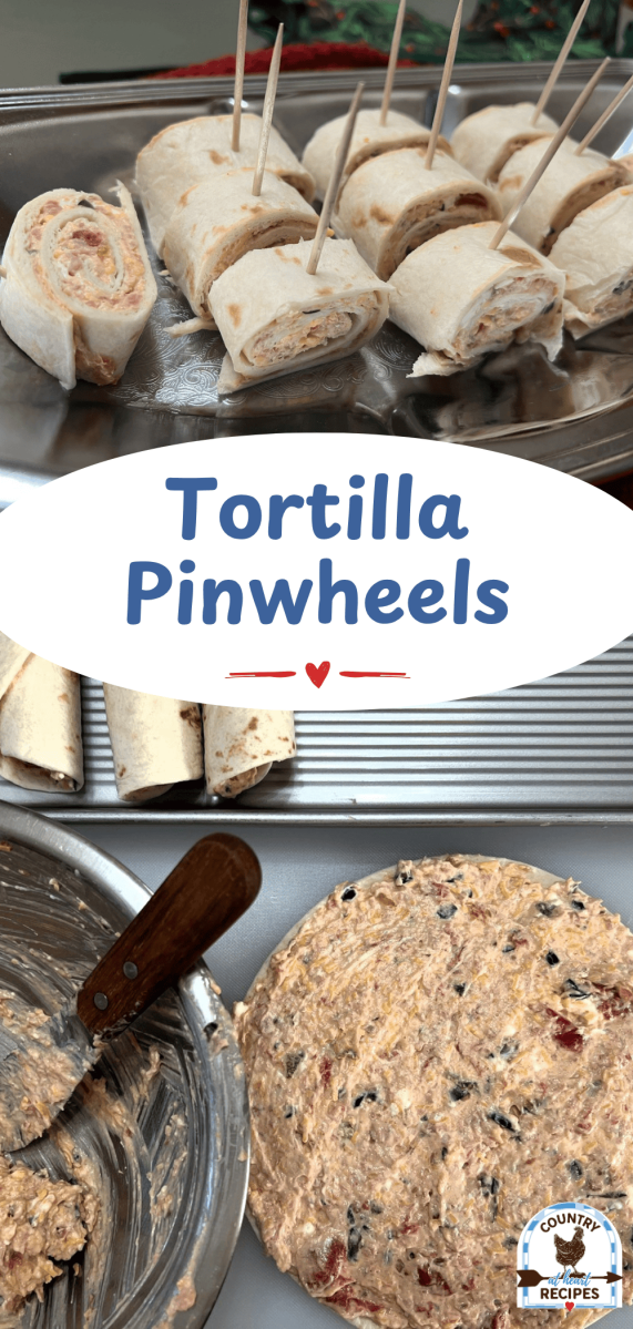 Pinterest Long Pin - Tortilla Pinwheels