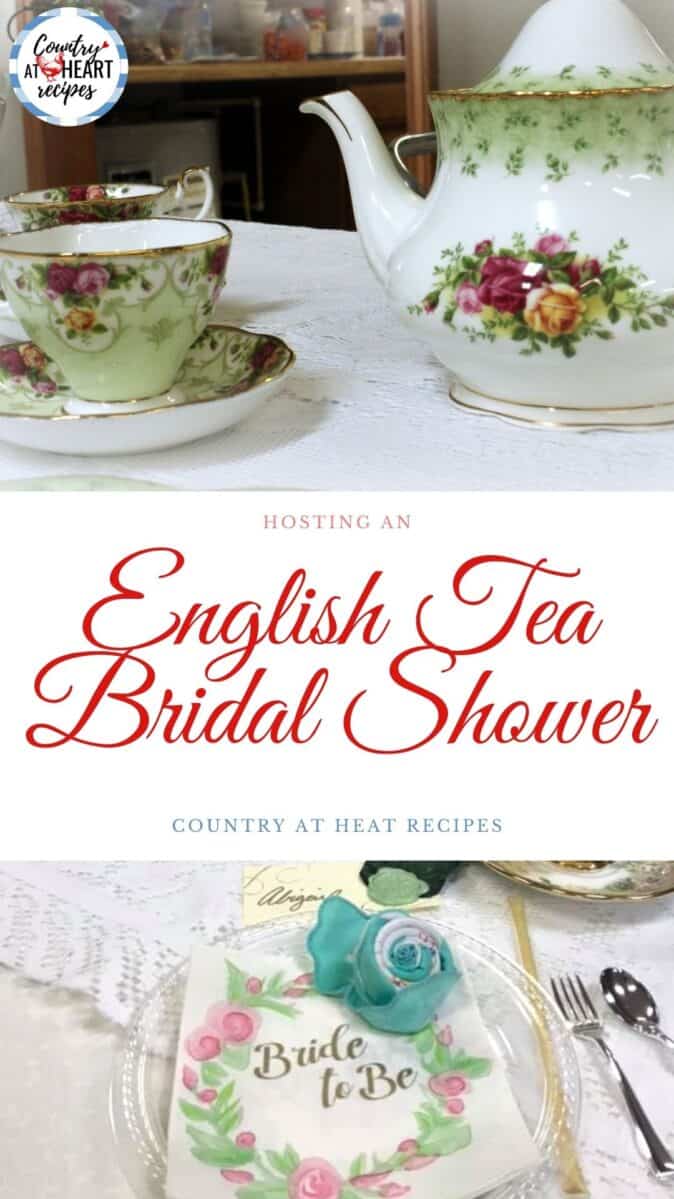 Pinterest Pin - English Tea Bridal Shower