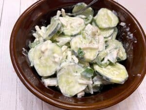 Featured Image - Creamy Cucumber Salad