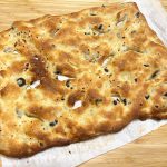 Pinterest Long Pin - Sourdough Olive Flatbread