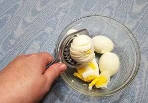 Slicing the Boiled Eggs