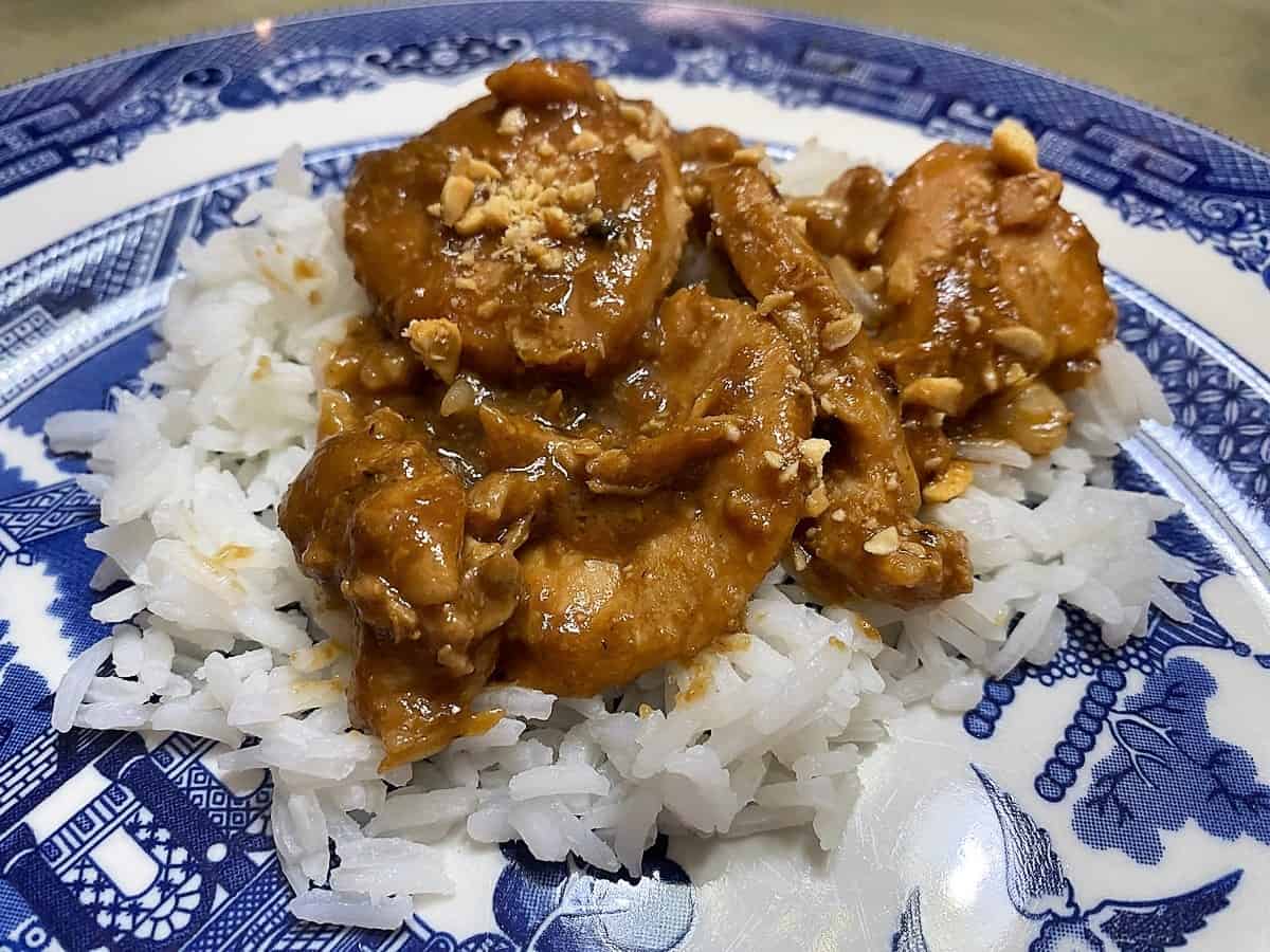 Featured Image - Peanut Chicken with Rice