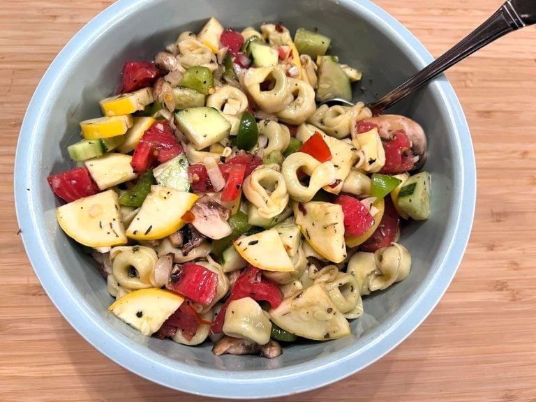 Featured Image - Recipe for Tortellini Garden Salad