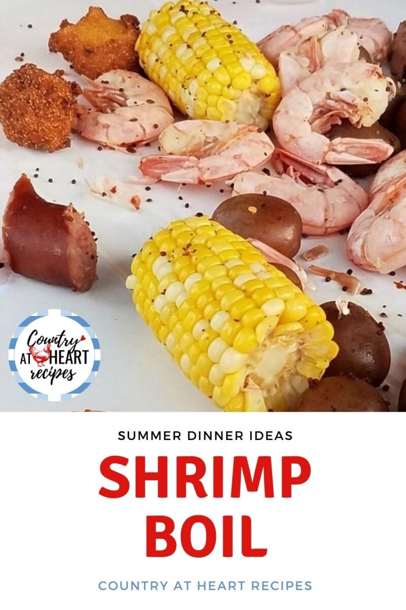 Pinterest Pin - Shrimp Boil Recipe
