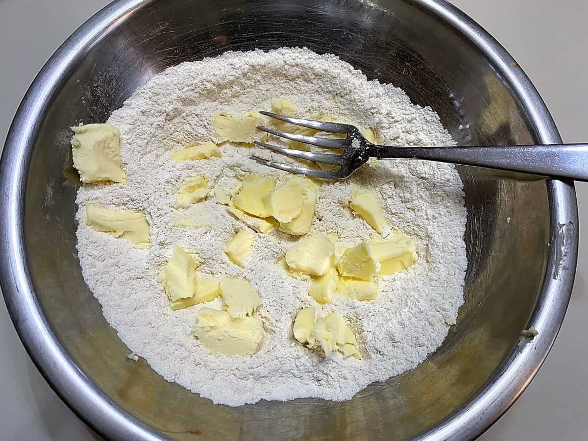 Cut Butter into Flour Ingredients