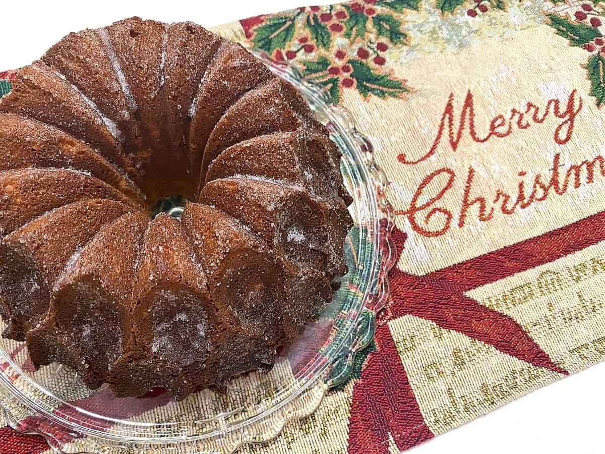 Serve this Pound Cake with any Holiday Meal.