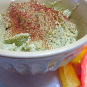 Recipe for Homemade Spinach Hummus