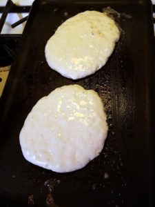 Cooking Country Pancakes on a Griddle