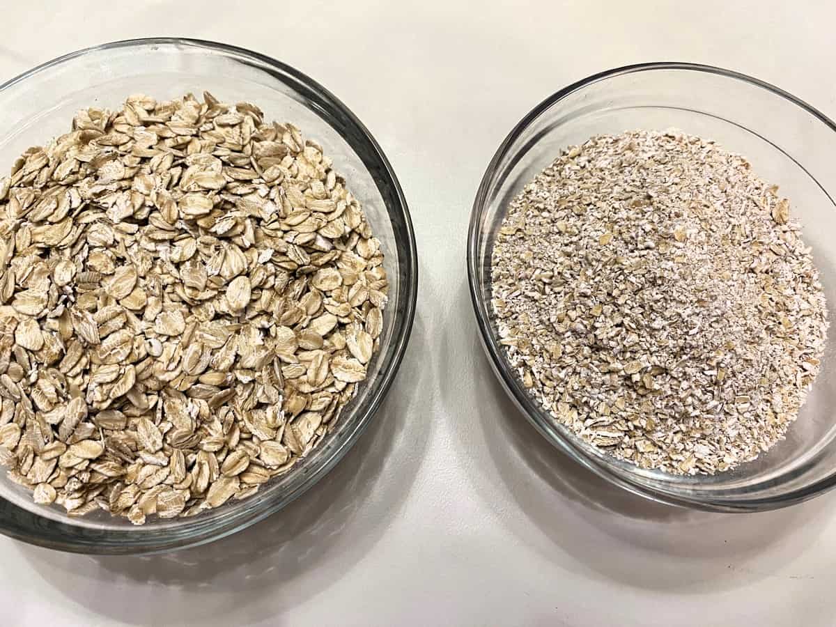 Old-Fashioned Oats and Ground Oats