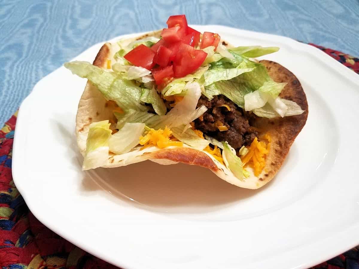 Assemble the Taco Bowls and Serve Warm