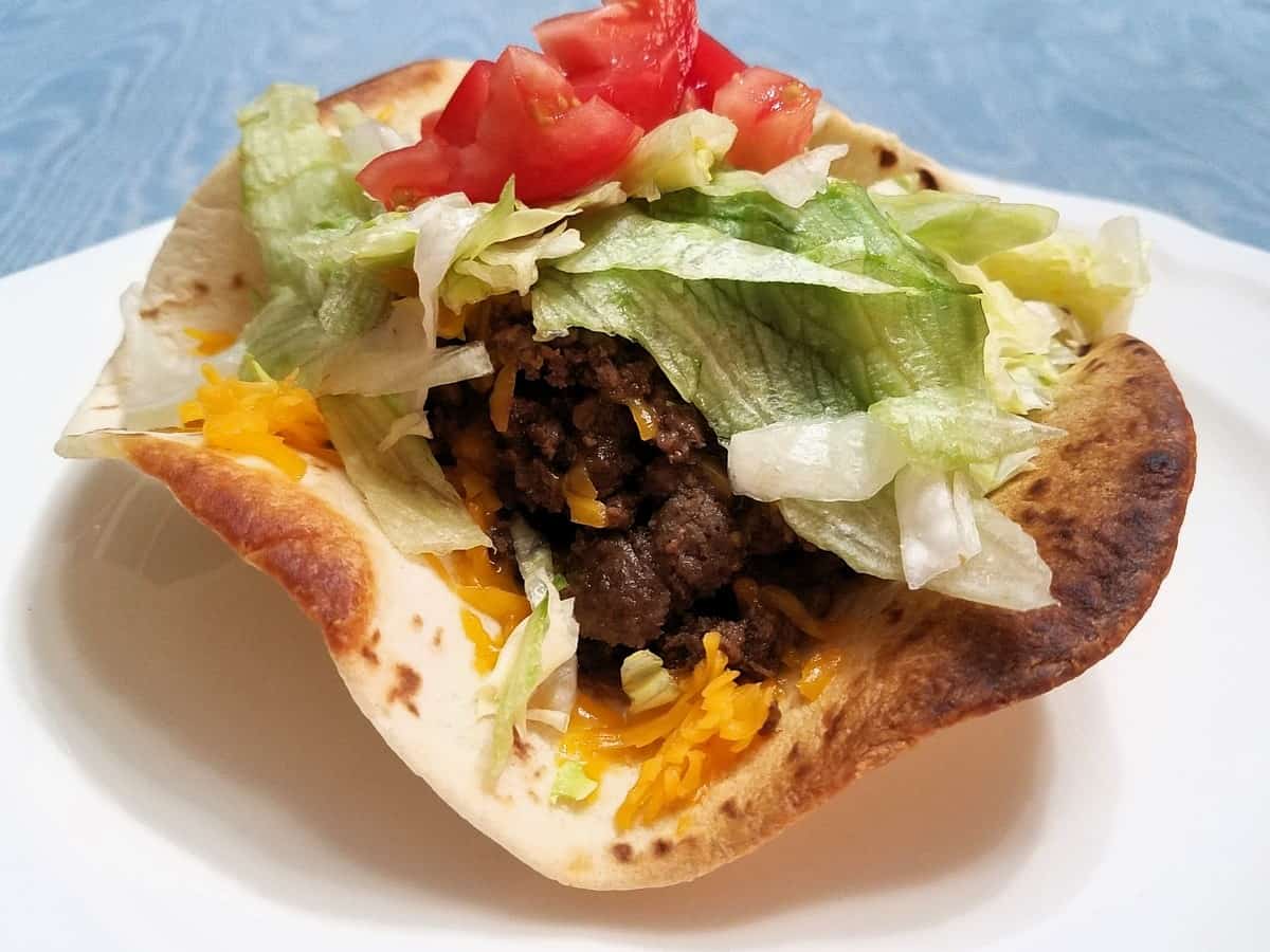 Make Your Own Taco Bowl Shell for this Fun Summer Salad