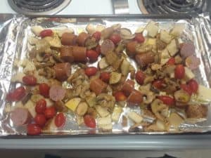 Recipe for Linda Rondeau's Turkey Kielbasa Bake