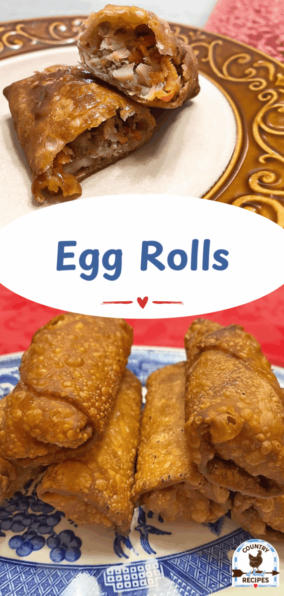 Pinterest Long Pin - Egg Rolls