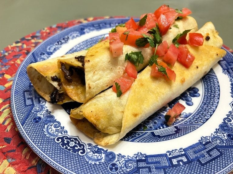 Featured Image - Black Bean and Beef Flautas