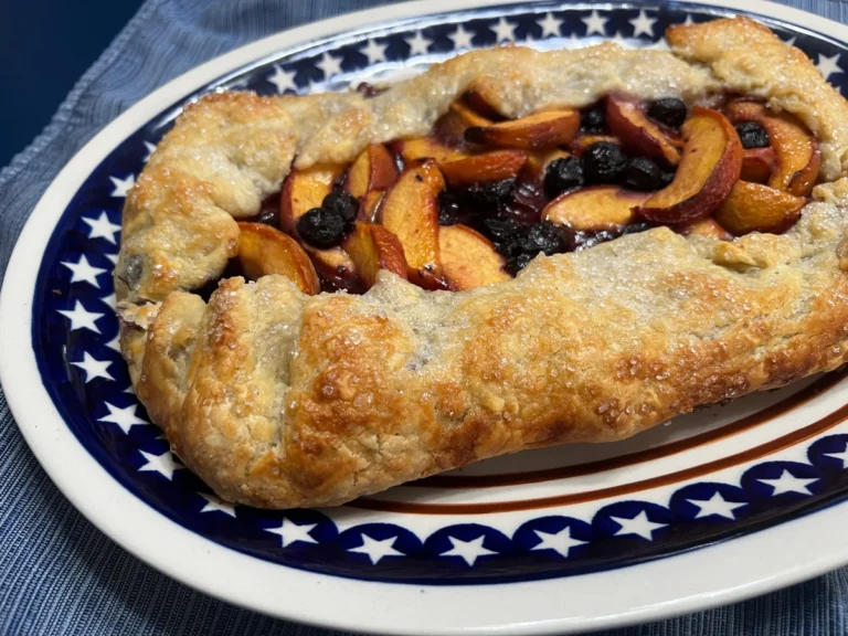 Featured Image - Recipe for Blueberry Peach Slab Pie