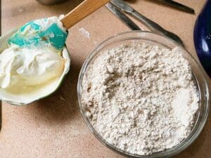 Add in Flour Alternately with Sour Cream