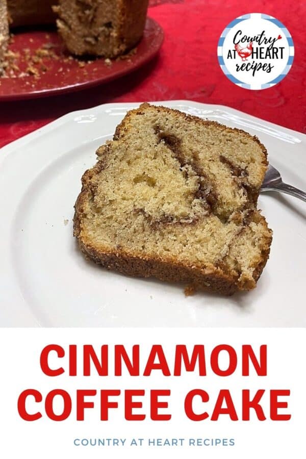 Pinterest Pin - Cinnamon Coffee Cake