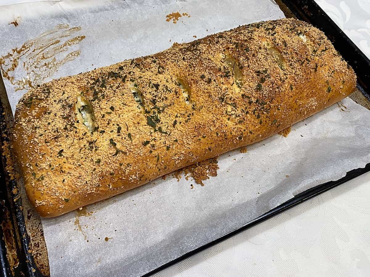 Homemade Stromboli Warm from the Oven