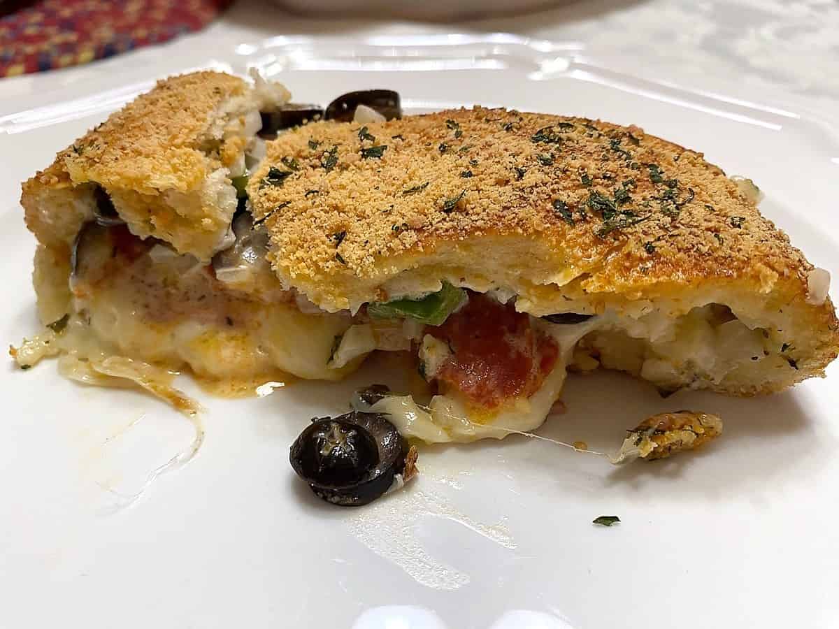 Slice Stromboli and Serve Individually on Plates