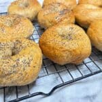 Recipe for Sourdough Whole Wheat Bagels