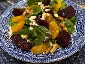 Featured Image - Recipe for Spinach Beet Salad
