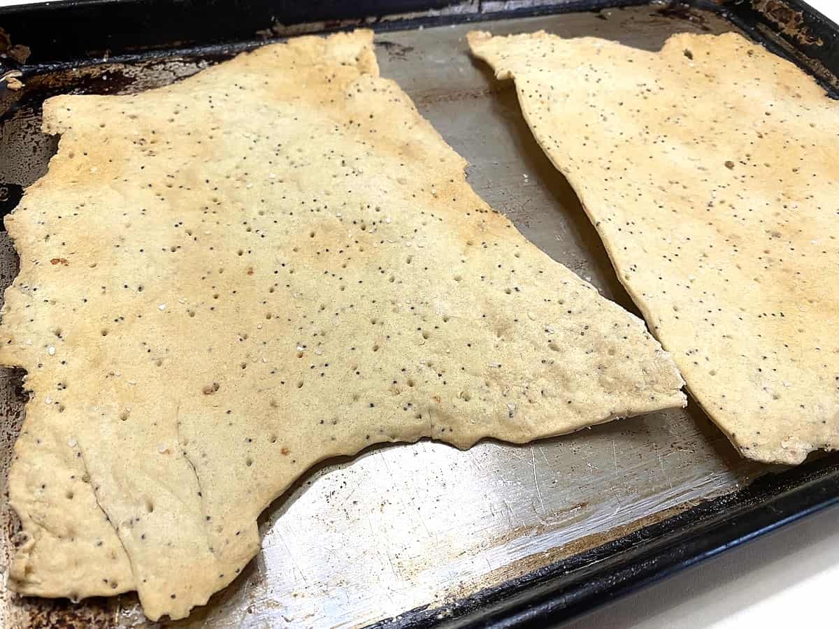 Bake the Cracker Dough in One or Two Pieces