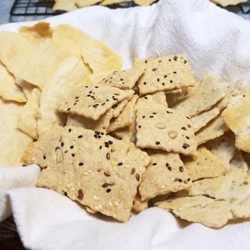 Recipe for Sourdough Artisan Crackers