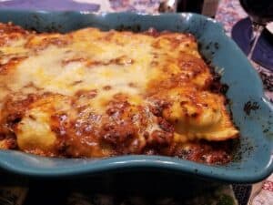 Recipe for Baked Five-Cheese Ravioli