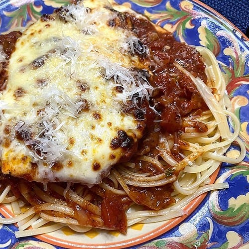 Featured Image - Recipe for Chicken Parmesan with Linguine